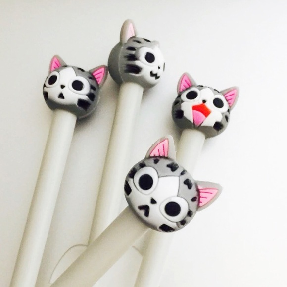 Other - Kitty Faces Collectors Pen Set - 4 pcs